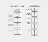 Fire Light Lab Grown 1cttw Curved Diamond Necklace, 14K